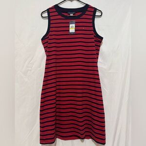 Women’s Red & Blue striped Tommy Hilfiger Dress Size M